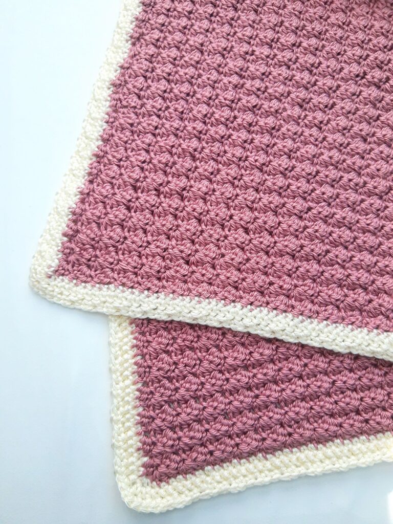 How to crochet a Sedge Stitch Baby Blanket