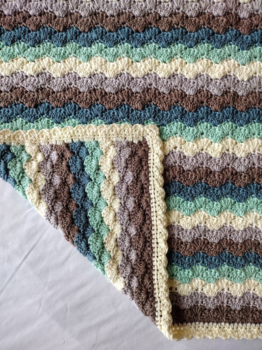 Shell Stitch Blanket